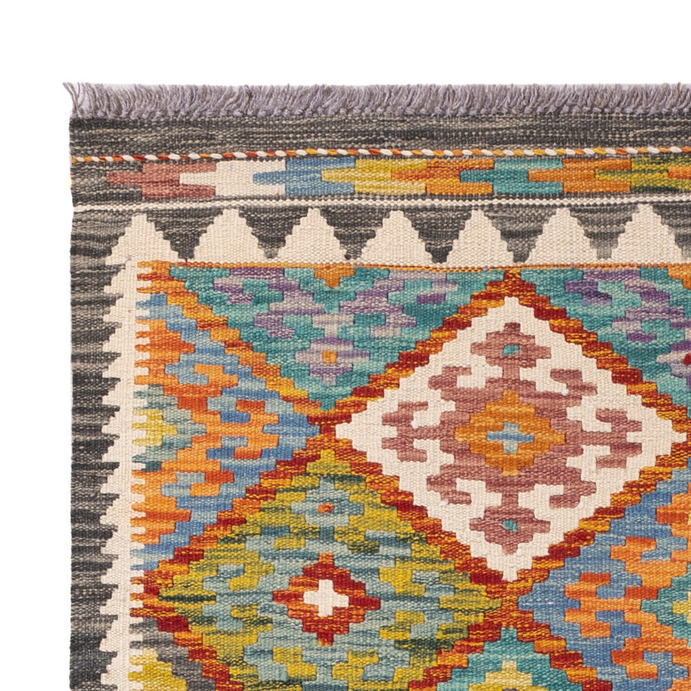 Kelim Rug - Splash - 150 x 104 cm - colorful