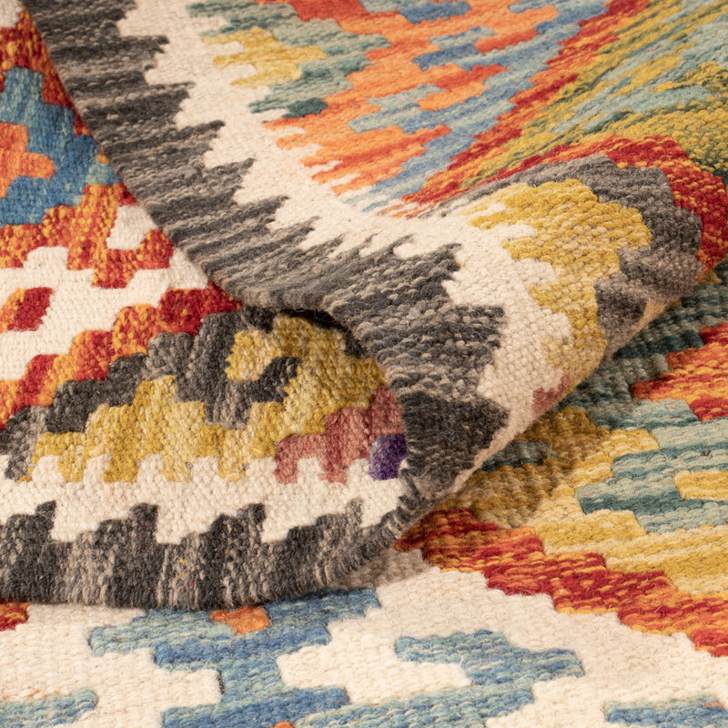 Kelim Rug - Splash - 150 x 104 cm - colorful