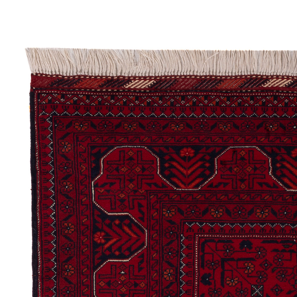 Afghan Rug - Royal - 152 x 97 cm - red