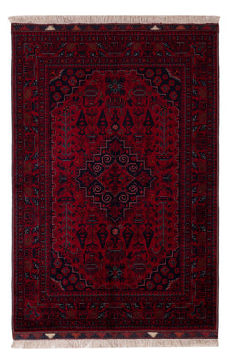 Afghan Rug - Royal - 150 x 100 cm - red