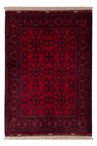 Afghan Rug - Royal - 147 x 101 cm - red