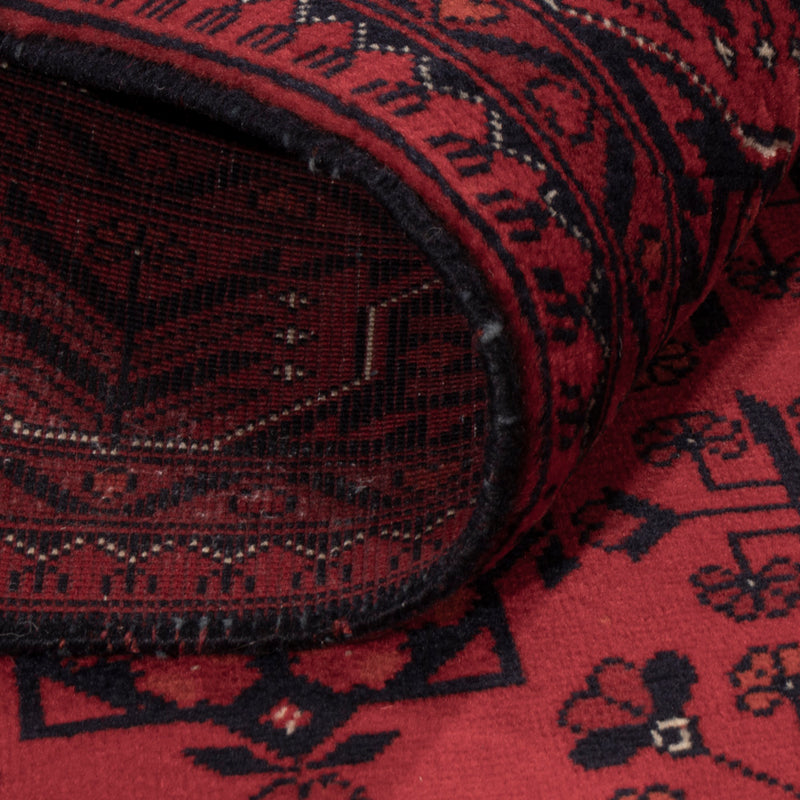 Afghan Rug - Royal - 147 x 101 cm - red