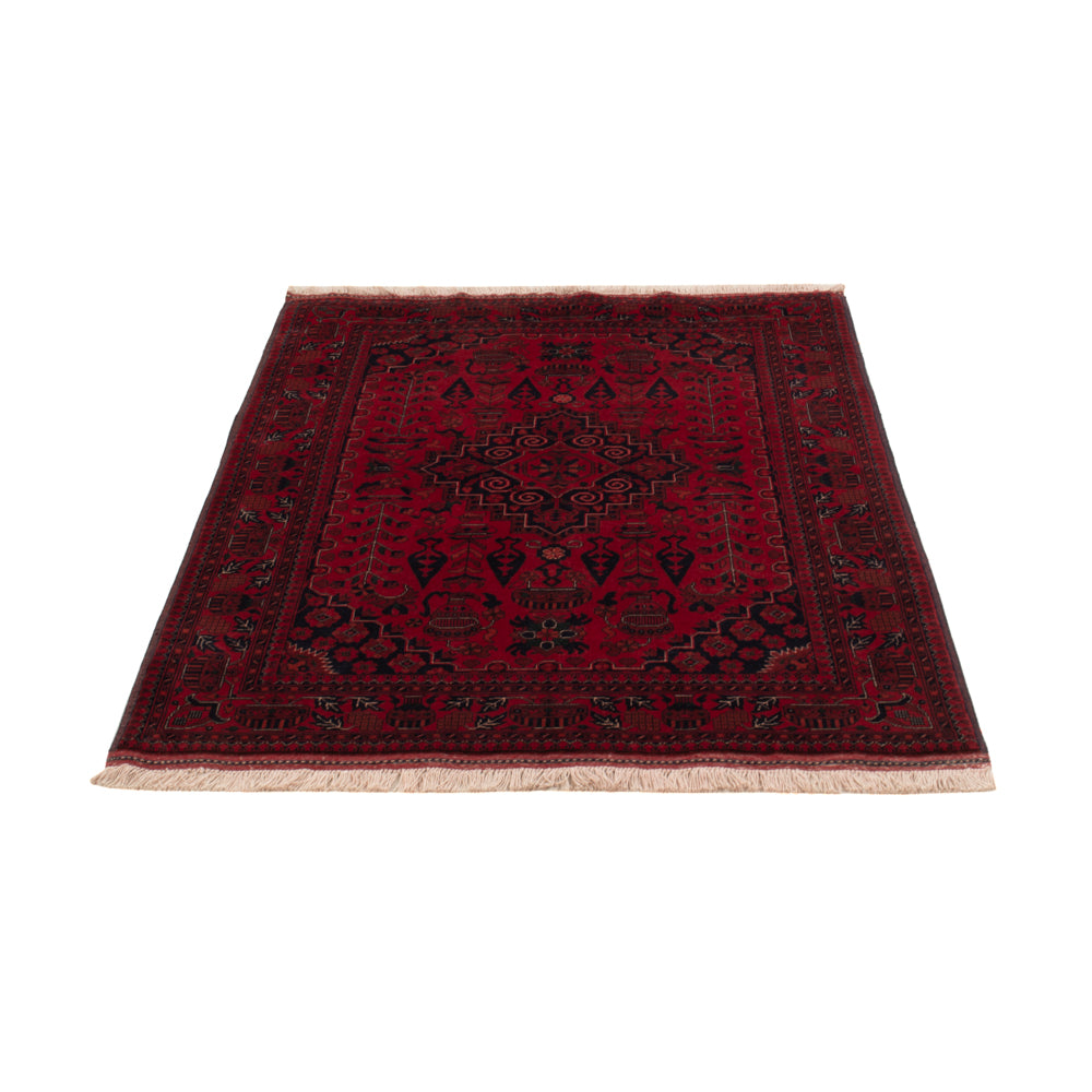 Afghan Rug - Royal - 154 x 101 cm - red