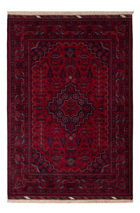 Afghan Rug - Royal - 148 x 104 cm - red