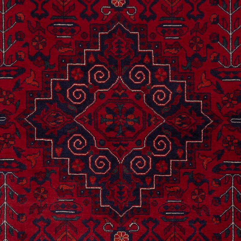 Afghan Rug - Royal - 148 x 104 cm - red