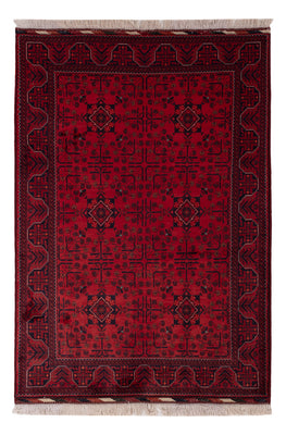 Afghan Rug - Royal - 148 x 100 cm - red