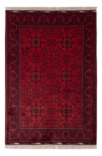 Afghan Rug - Royal - 148 x 100 cm - red