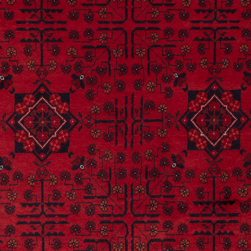 Afghan Rug - Royal - 148 x 100 cm - red