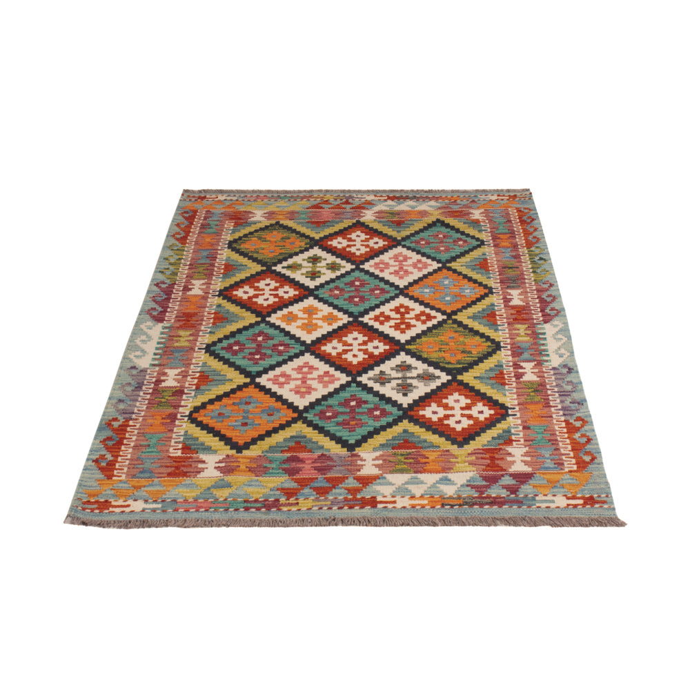Kelim Rug - Splash - 155 x 105 cm - colorful