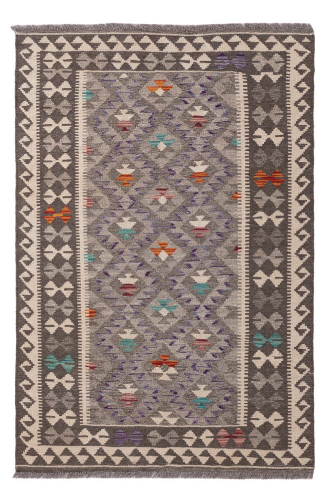 Kelim Rug - Splash - 154 x 103 cm - natural