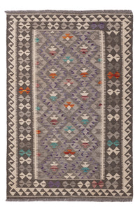 Kelim Rug - Splash - 154 x 103 cm - natural