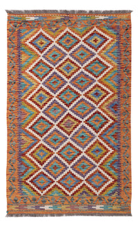 Kelim Rug - Splash - 156 x 98 cm - colorful