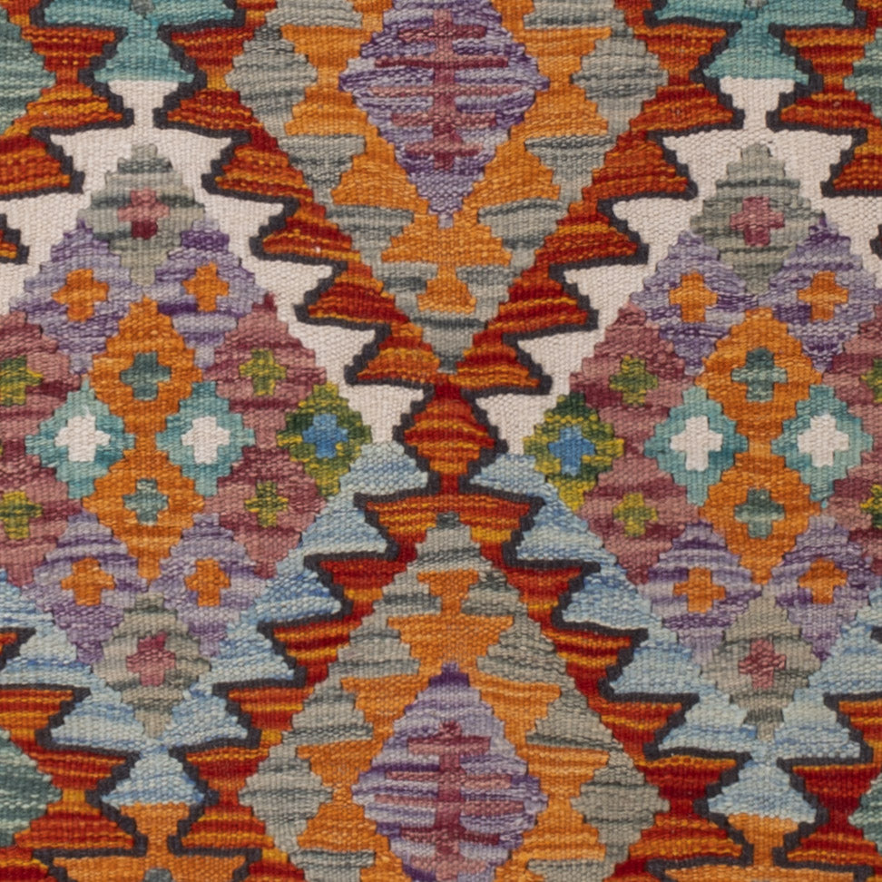 Kelim Rug - Splash - 155 x 99 cm - colorful