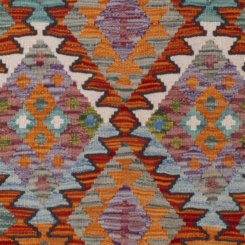 Kelim Rug - Splash - 155 x 99 cm - colorful