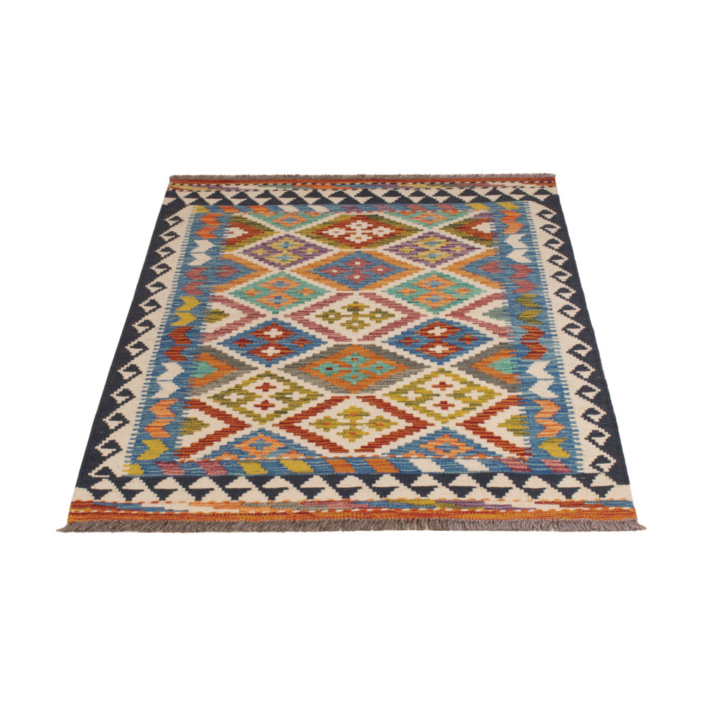Kelim Rug - Splash - 146 x 95 cm - colorful