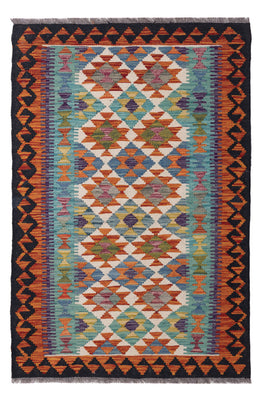 Kelim Rug - Splash - 149 x 98 cm - colorful