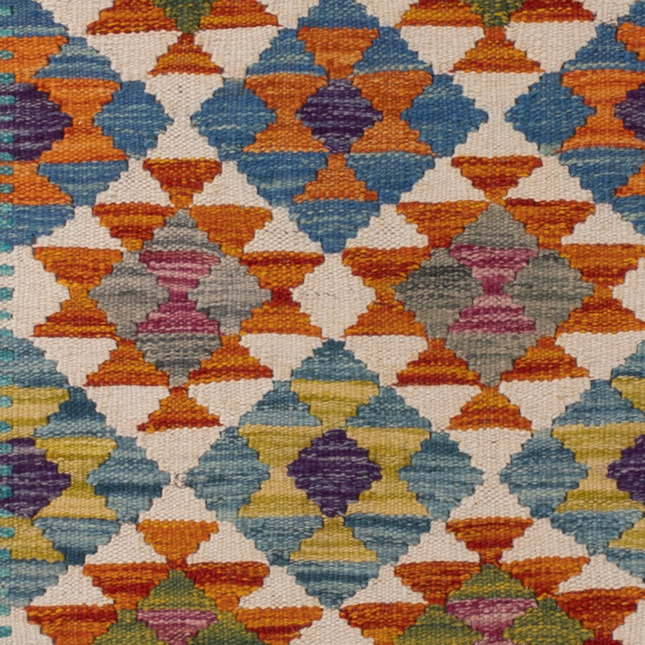 Kelim Rug - Splash - 149 x 98 cm - colorful