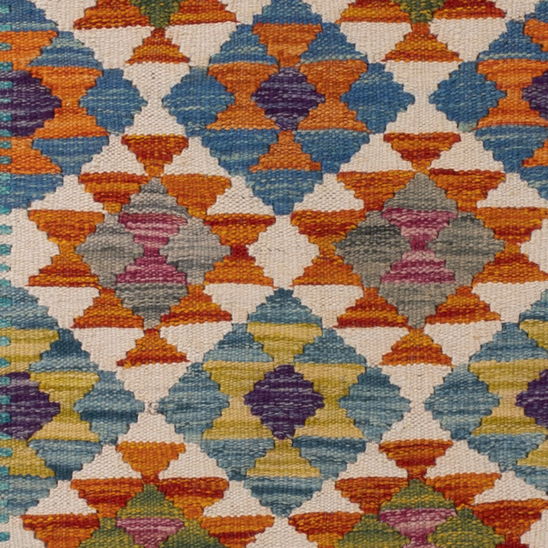 Kelim Rug - Splash - 149 x 98 cm - colorful