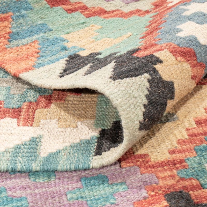 Kelim Rug - Splash - 150 x 104 cm - colorful