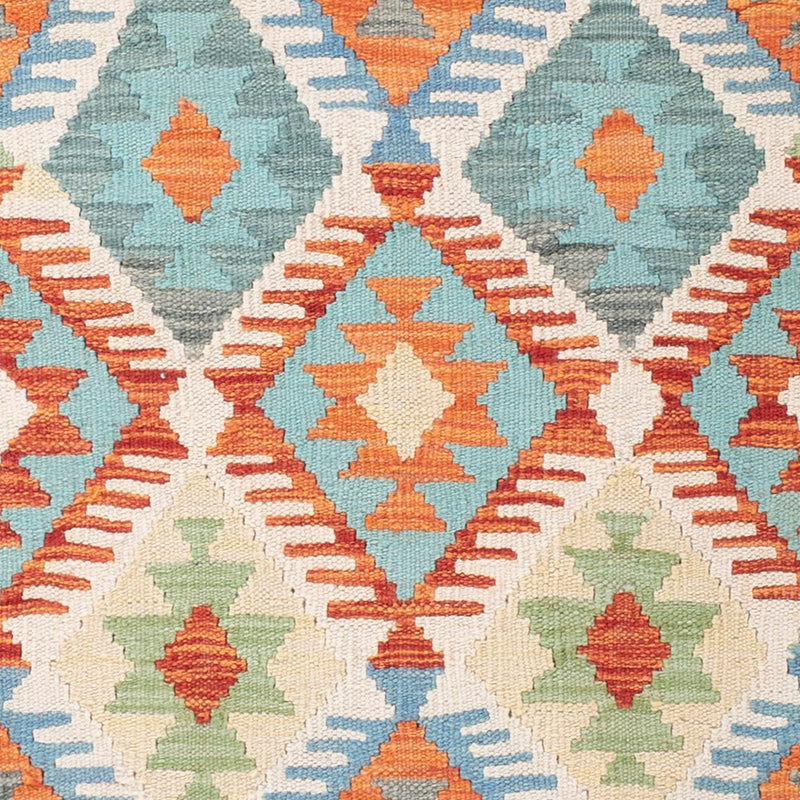 Kelim Rug - Splash - 145 x 111 cm - colorful