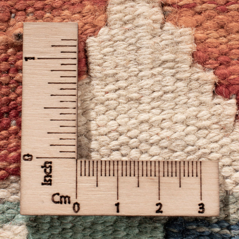 Kelim Rug - Splash - 145 x 111 cm - colorful