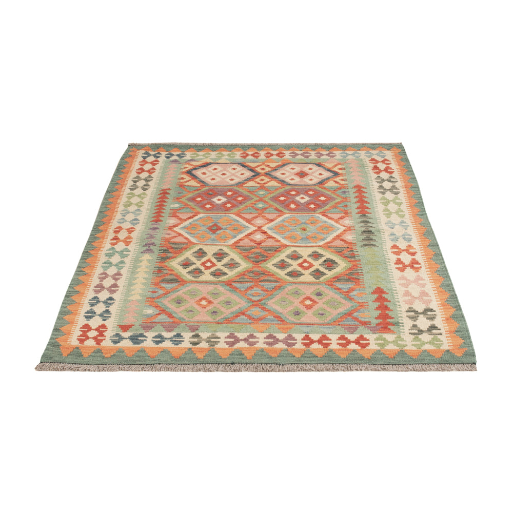 Kelim Rug - Splash - 147 x 104 cm - colorful