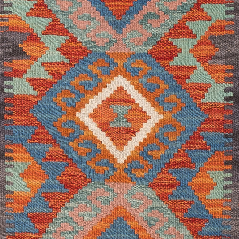 Kelim Rug - Splash - 150 x 101 cm - colorful
