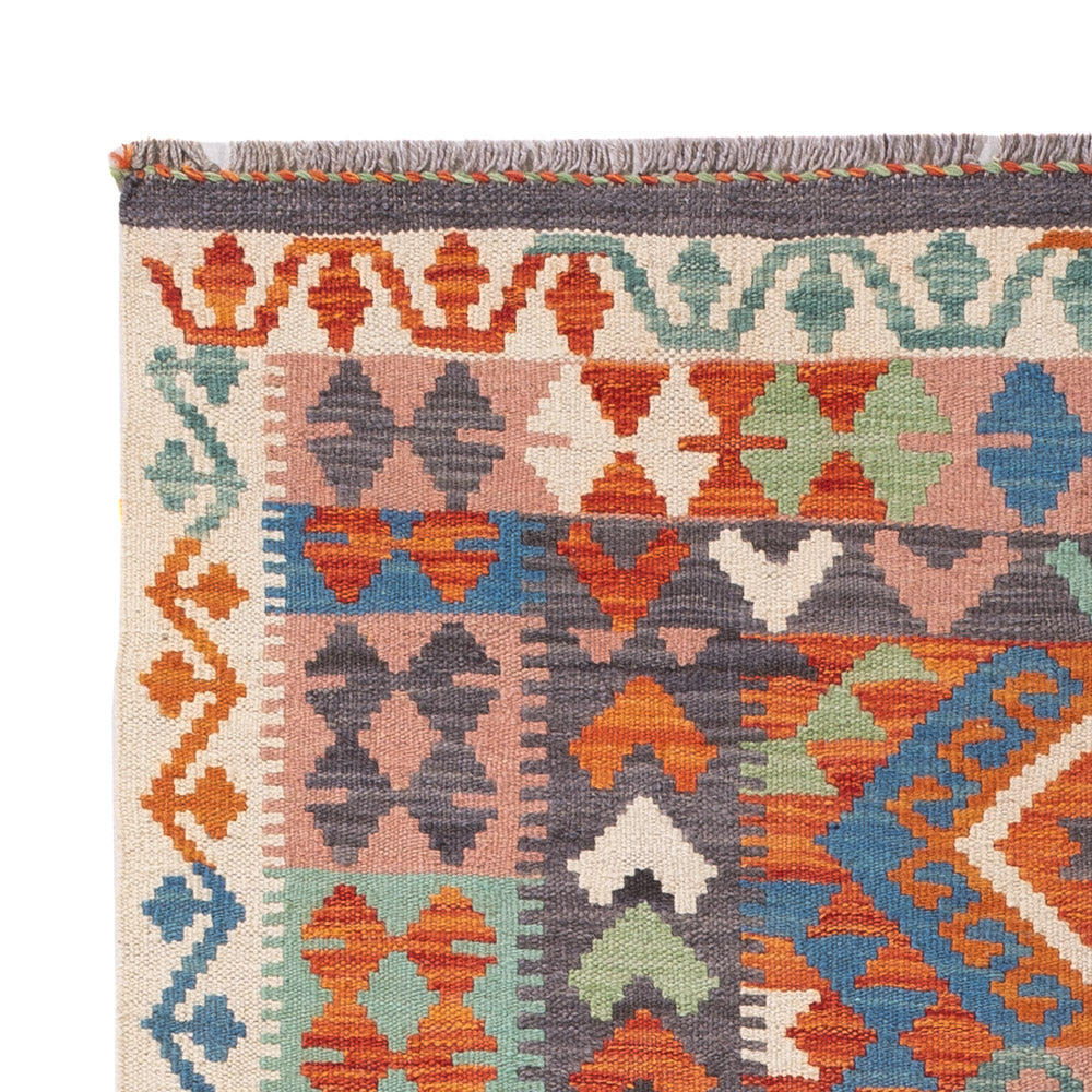 Kelim Rug - Splash - 150 x 101 cm - colorful