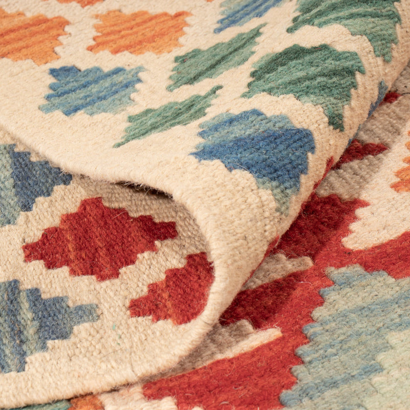 Kelim Rug - Splash - 152 x 95 cm - colorful