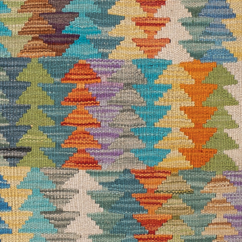 Kelim Rug - Splash - 151 x 104 cm - colorful
