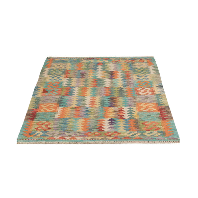 Kelim Rug - Splash - 151 x 104 cm - colorful