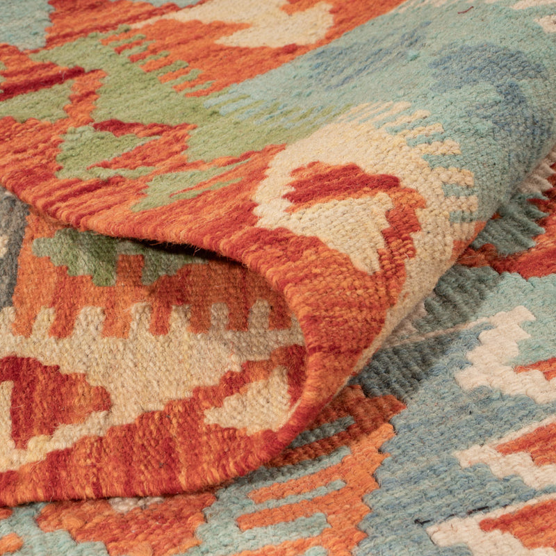 Kelim Rug - Splash - 155 x 103 cm - colorful