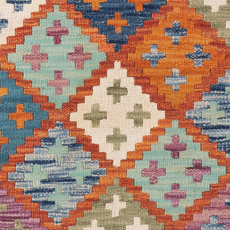 Kelim Rug - Splash - 160 x 98 cm - colorful