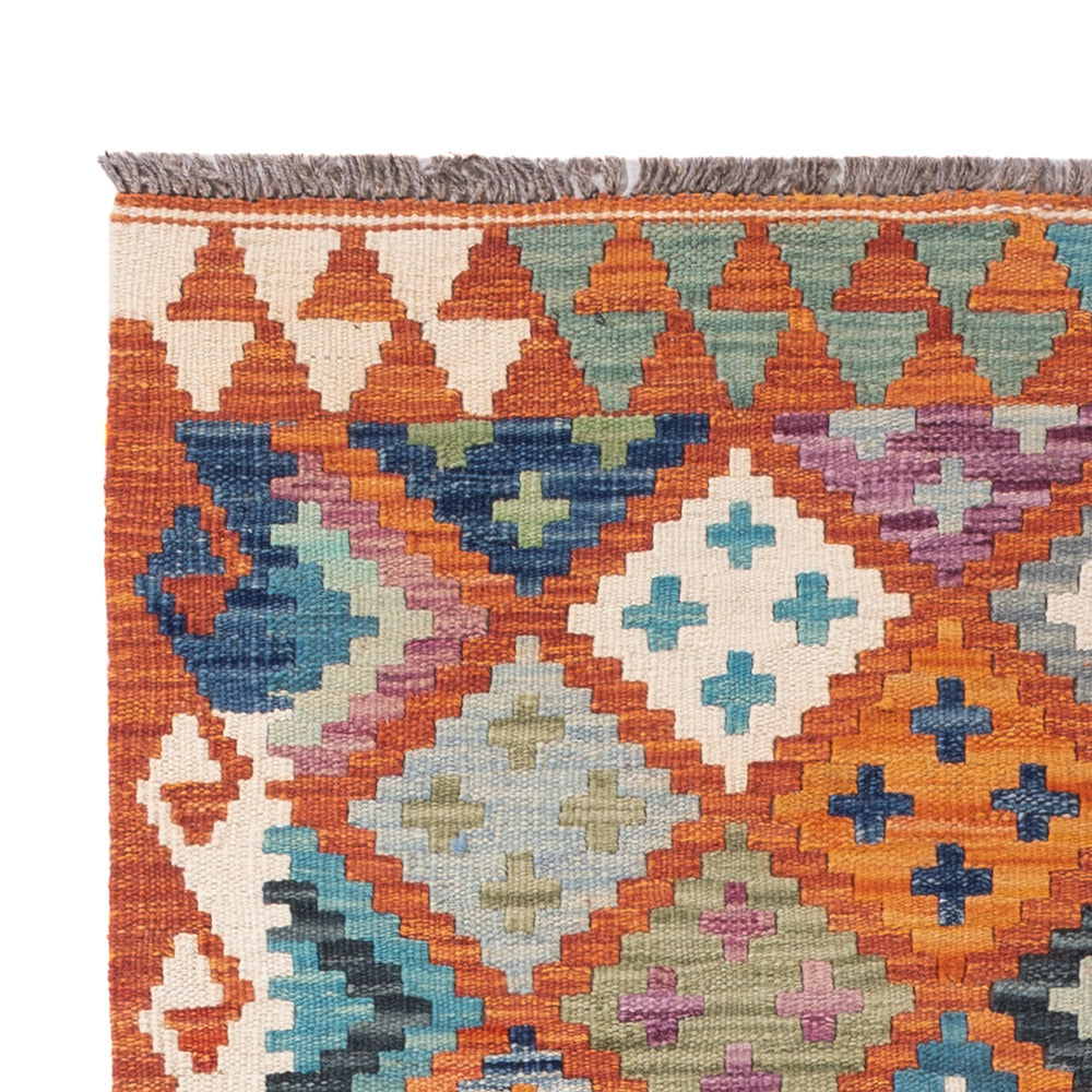 Kelim Rug - Splash - 160 x 98 cm - colorful