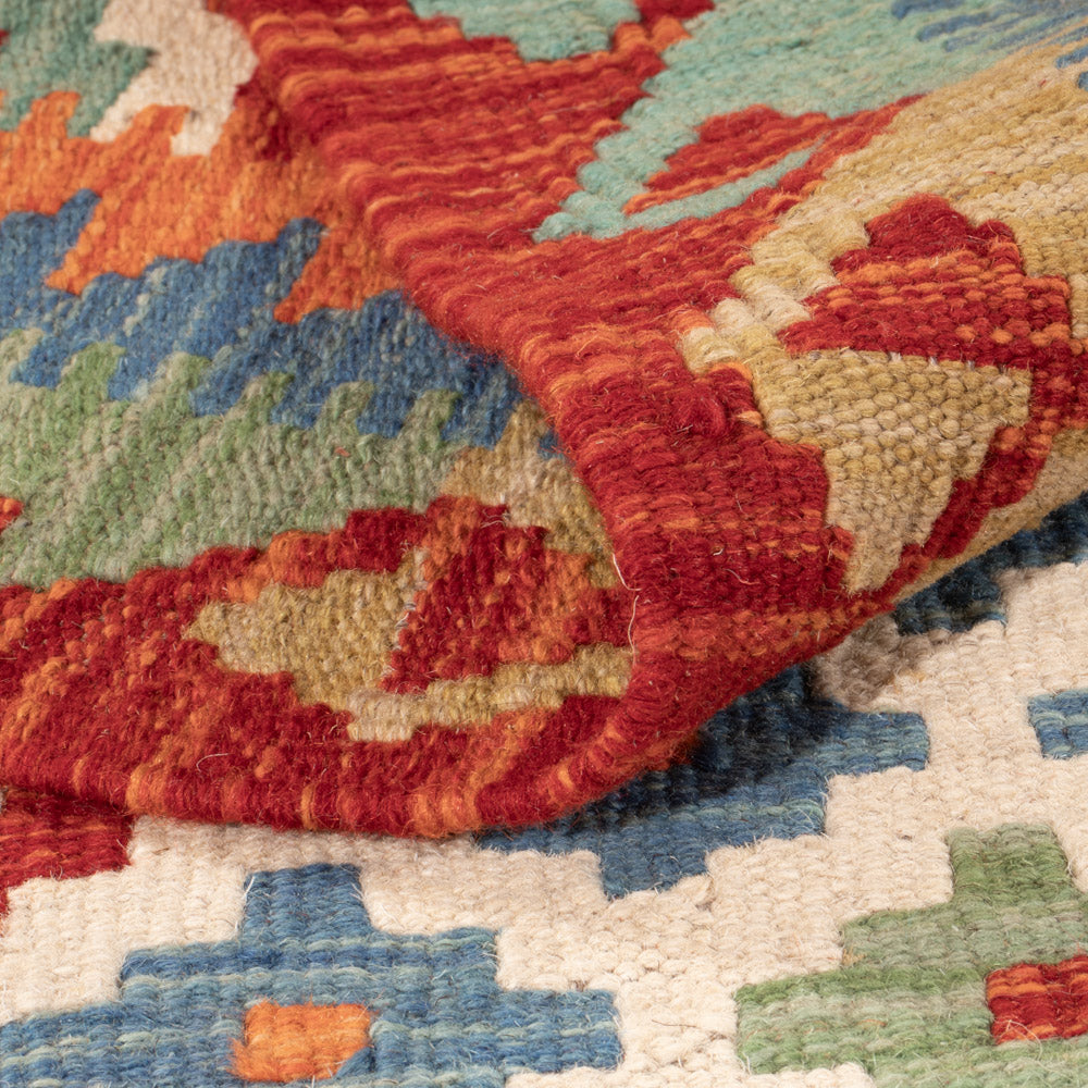 Kelim Rug - Splash - 142 x 87 cm - colorful