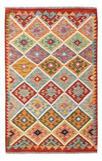 Kelim Rug - Splash - 154 x 100 cm - colorful