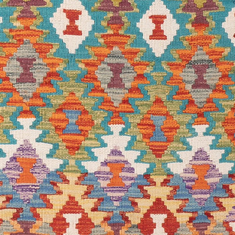 Kelim Rug - Splash - 149 x 98 cm - colorful