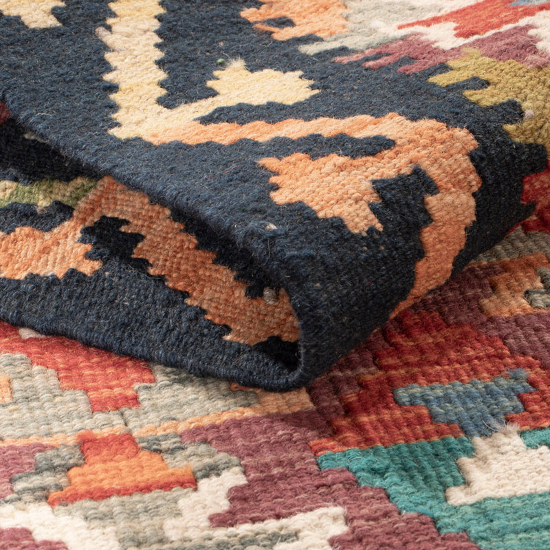 Kelim Rug - Splash - 149 x 98 cm - colorful