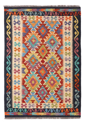 Kelim Rug - Splash - 150 x 99 cm - colorful