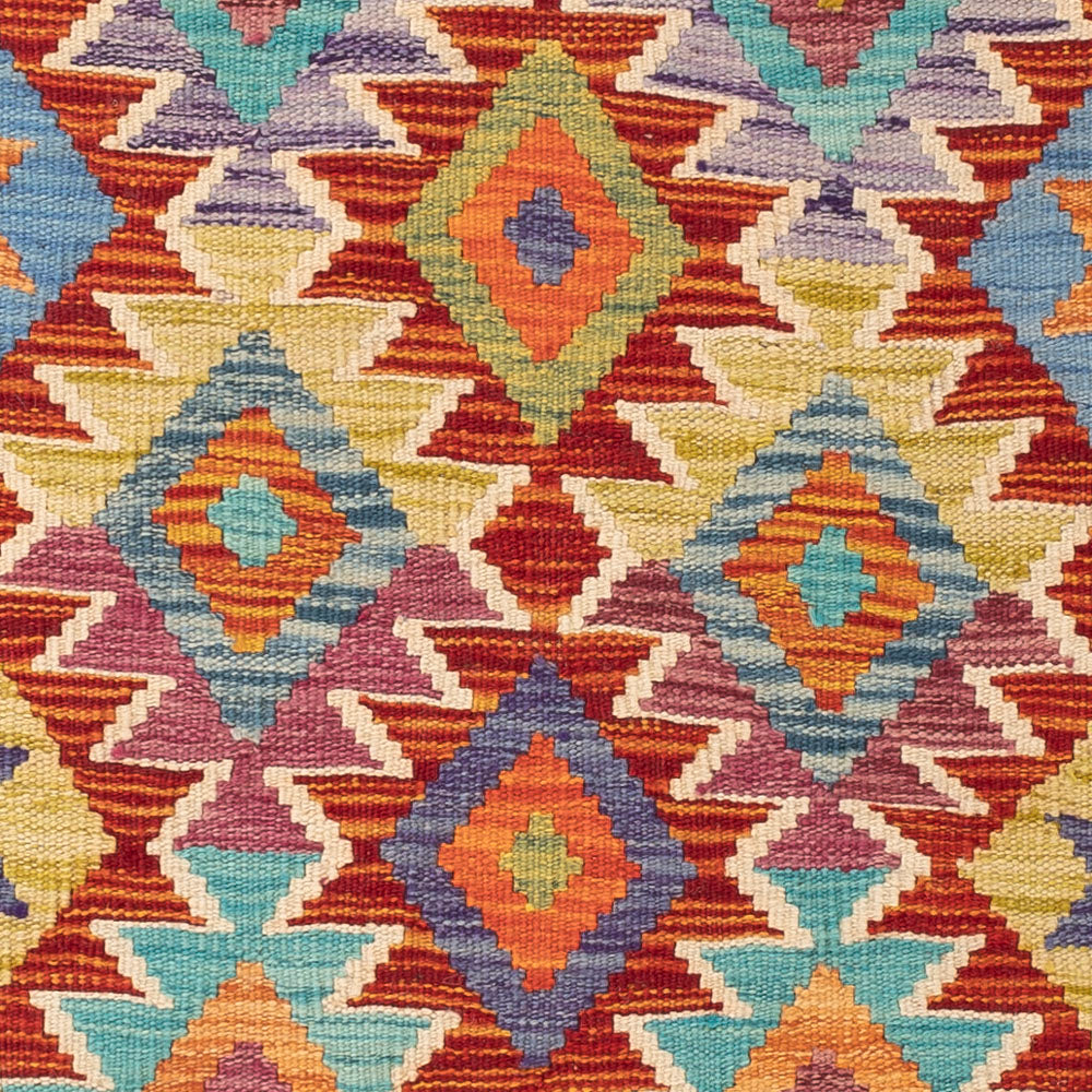 Kelim Rug - Splash - 150 x 99 cm - colorful