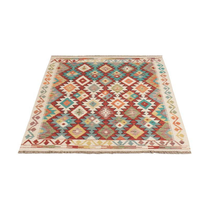 Kelim Rug - Splash - 150 x 106 cm - colorful