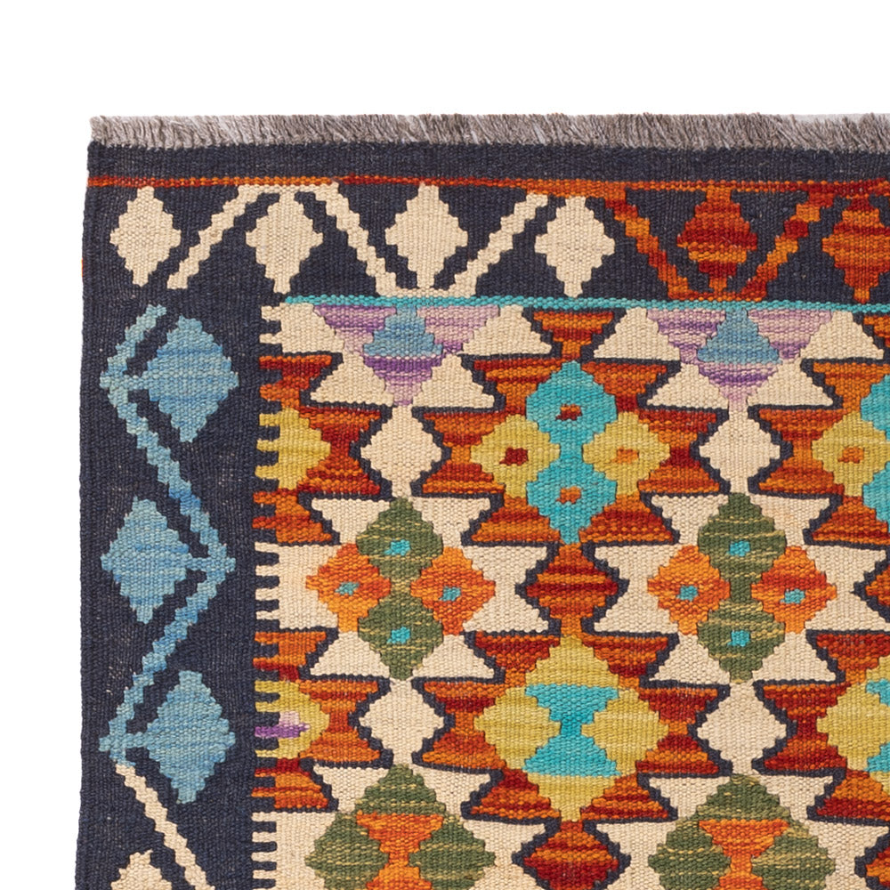 Kelim Rug - Splash - 147 x 103 cm - colorful