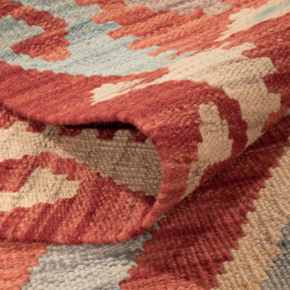 Kelim Rug - Splash - 144 x 103 cm - colorful