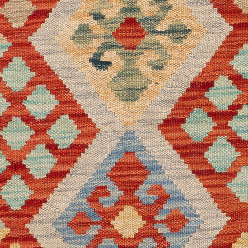 Kelim Rug - Splash - 151 x 107 cm - colorful