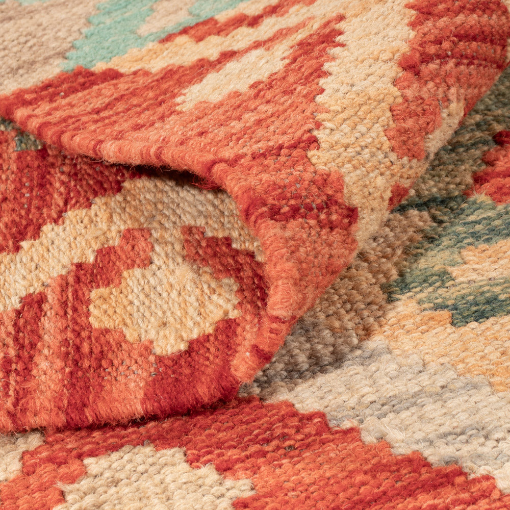 Kelim Rug - Splash - 151 x 107 cm - colorful