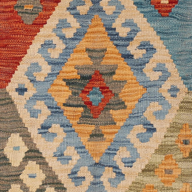 Kelim Rug - Splash - 162 x 102 cm - colorful