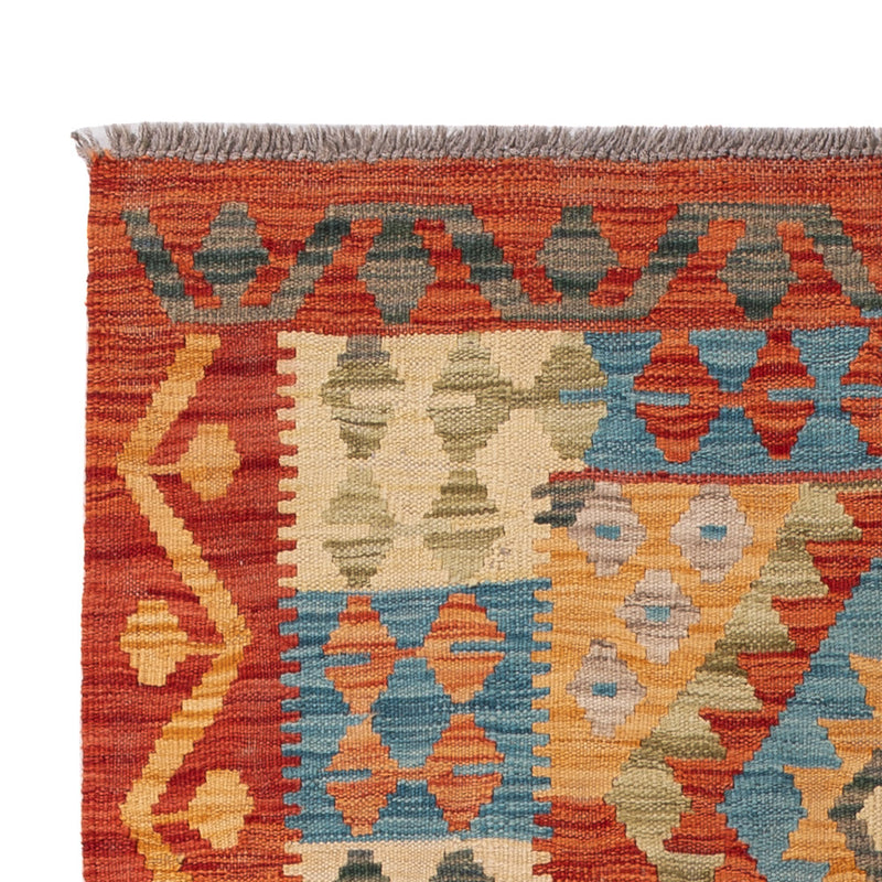 Kelim Rug - Splash - 162 x 102 cm - colorful