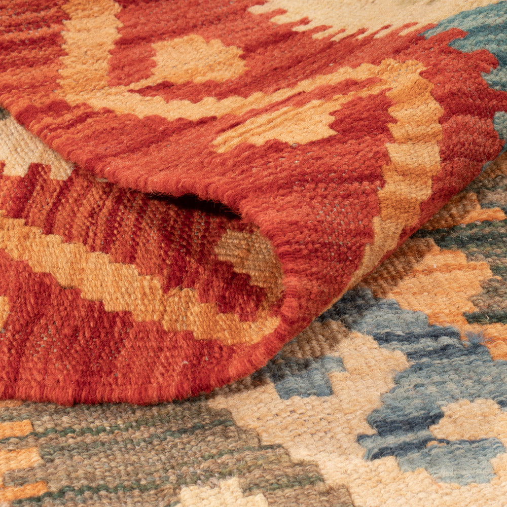 Kelim Rug - Splash - 162 x 102 cm - colorful