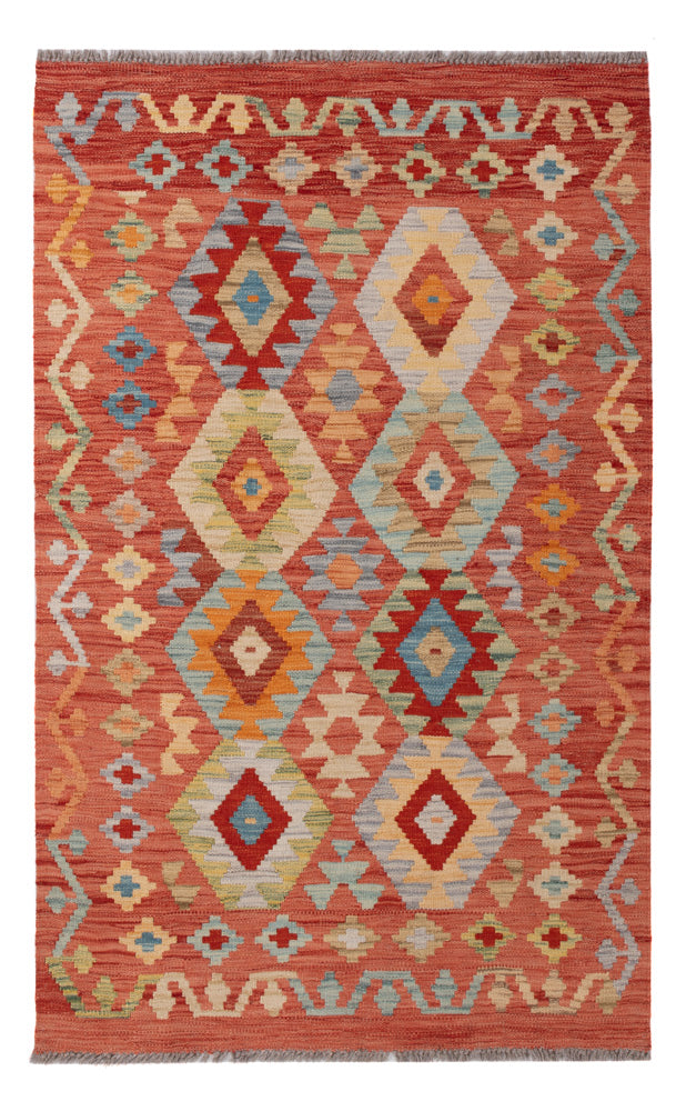 Kelim Rug - Splash - 153 x 97 cm - colorful