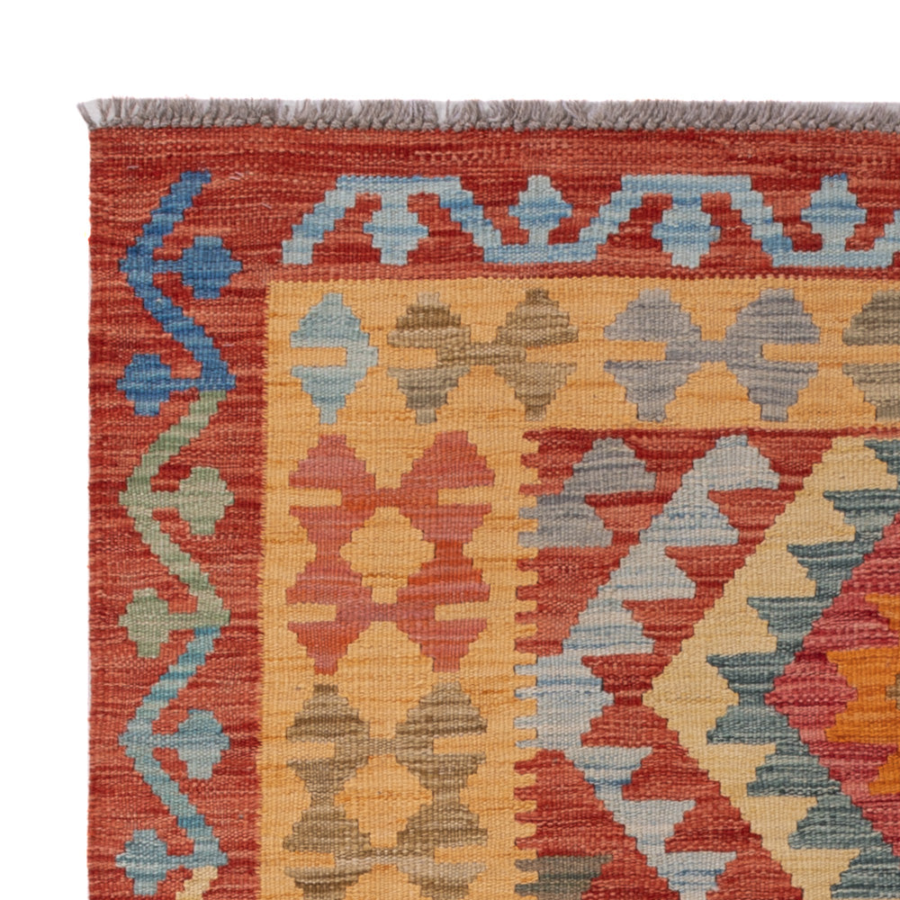 Kelim Rug - Splash - 150 x 107 cm - colorful